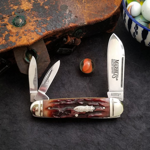 Marble's Stag Sleeveboard Whittler Folding Knife