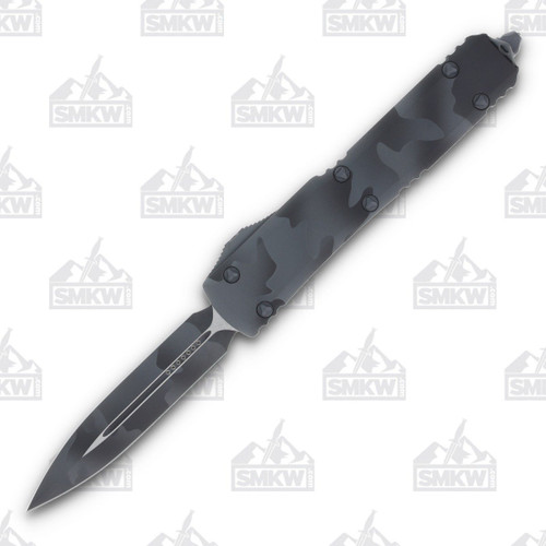 Microtech Ultratech Signature Series Out-The-Front Automatic Knife (D/E Urban Camo | Urban Camo)