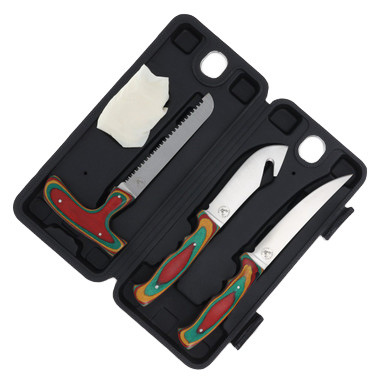 Frost Cutlery Trophy Hunter Field Mate Processing Kit and Case FRTH133FW