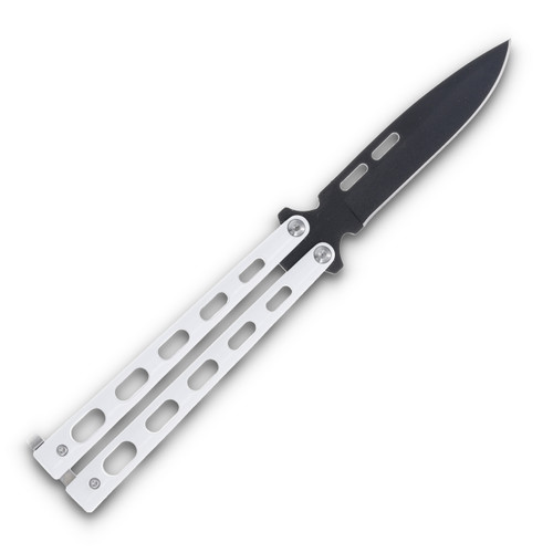 Bear & Son Balisong White Clip Point