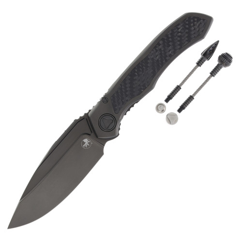 Microtech ANAX Front Flipper Framelock Folding Knife (S/E Bead 