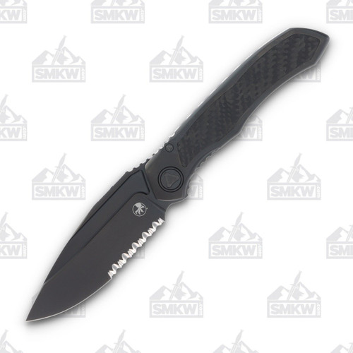 Microtech ANAX Front Flipper Framelock Folding Knife (S/E Bead 