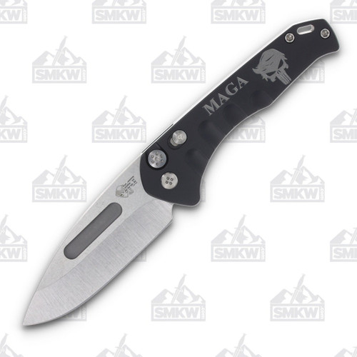 Medford MAGA Praetorian Out-the-Side Automatic Knife (Tumbled S45VN  Gray Handles)