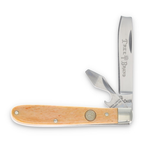 Boker Manufaktur  Traditional Series Medium Stockman Black Bone – Top of  the Chain