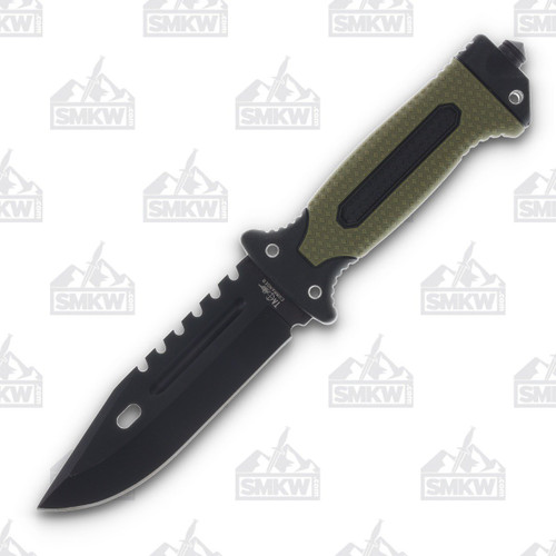 Frost Tac Commander 10.6' Hunting Fixed Blade Knife Green