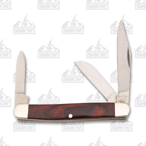 Bear & Son Rosewood Midsize Stockman Folding Knife