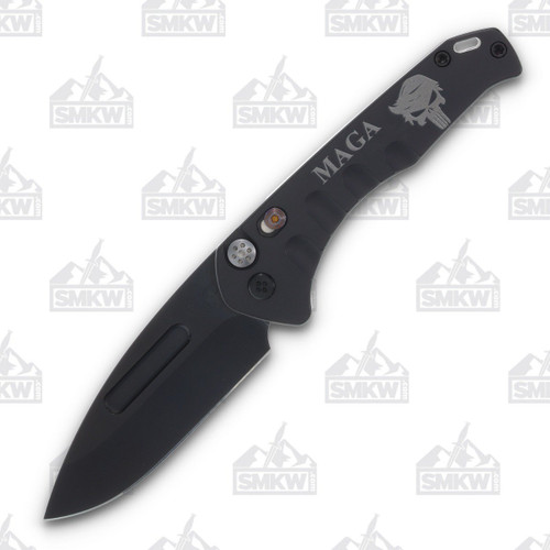 Medford MAGA Praetorian Out-the-Side Automatic Knife (PVD S45VN  Gray Handles)