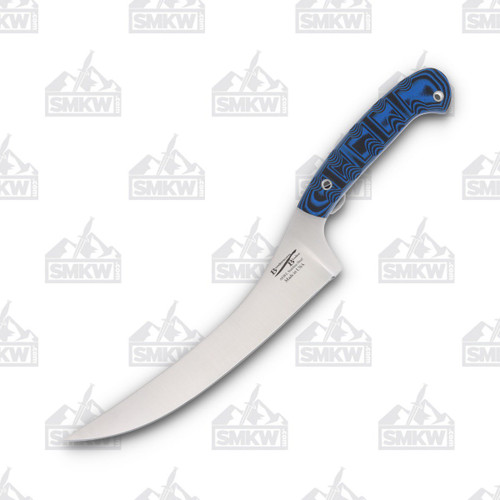 Bordertown Blades Fillet Fixed Blade Knife (Blue & Black G-10)