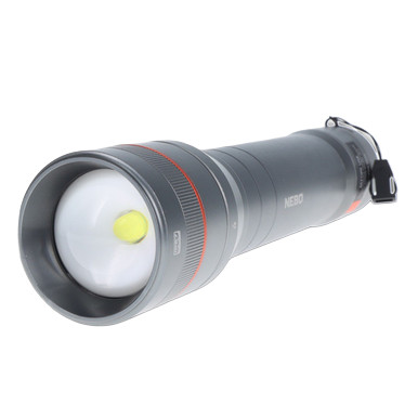 NEBO Newton 1500 Flashlight Gray 1500 Lumens 4 Settings