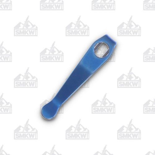 Lynch Northwest Spyderco Standard Wire Clip Replacement Blue Anodized