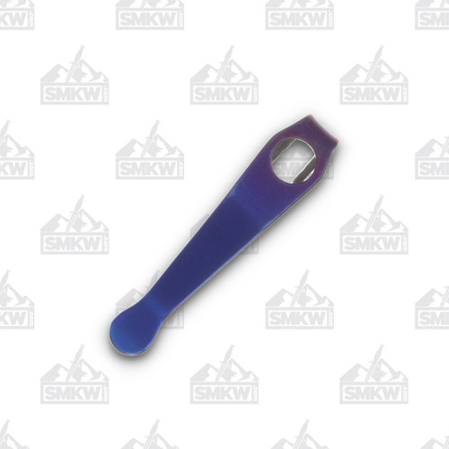 Lynch Northwest Spyderco Standard Wire Clip Replacement Blurple Fade Anodized