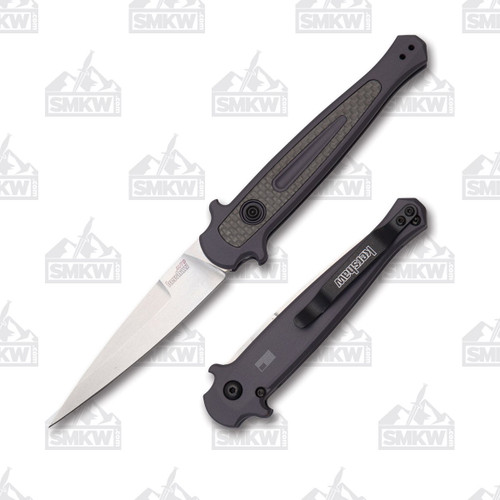 Kershaw Launch 8 Stiletto Out-the-Side Automatic Knife (Gray  Carbon Fiber)