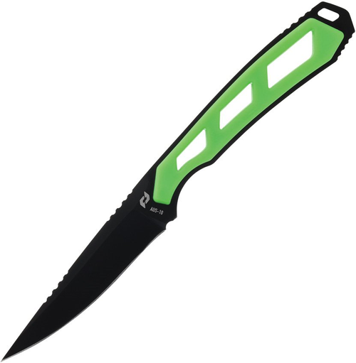 Schrade Isolate Caper Green and Black 3in Plain Black Oxide Drop Point