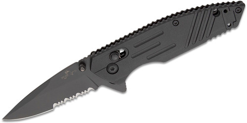 Bear & Son Flipper Knife Black Zytel D2 PS Blade