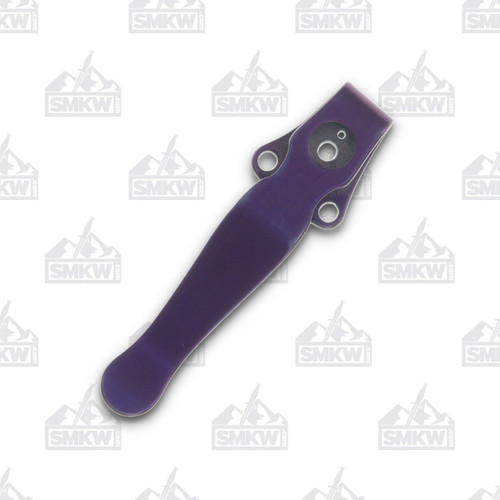 Lynch Northwest Spyderco Native 5 FRN Clip Purple Anodized