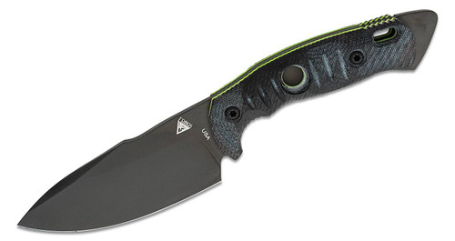 Fobos Alaris 3V Fixed Blade Black/Green 5" Black