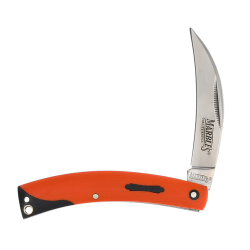 Marbles Orange G-10 Reaper Folding Knife MR590