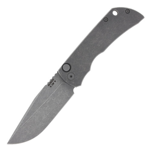 McNees Performance Machined Automatic Knife (Magnacut | Stonewash Atomic Titanium)