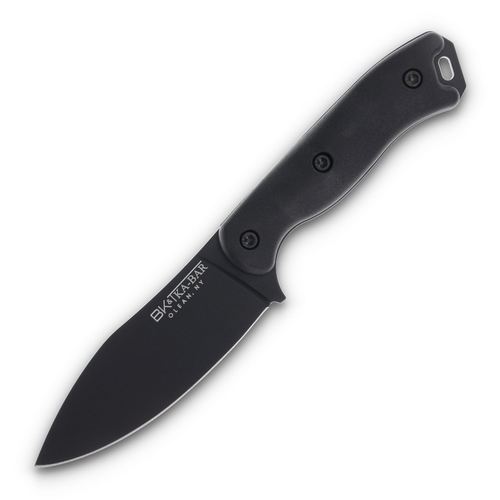 KA-BAR Becker Nessmuk Fixed Blade Knife (SMKW Exclusive Blackout)