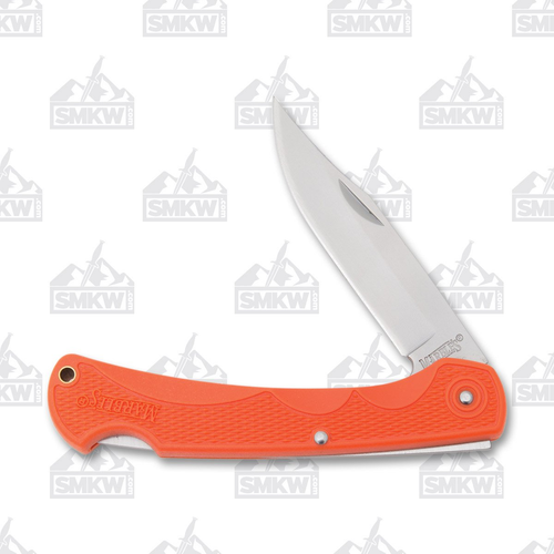 Marble's Large Lockback Folding Knife Orange