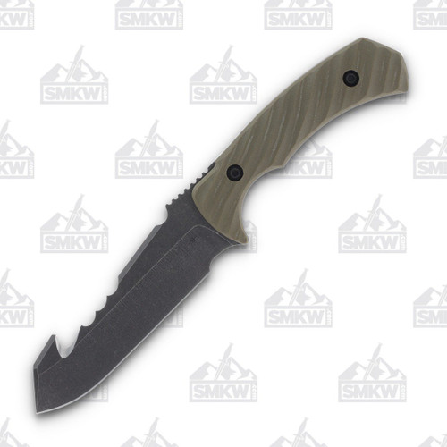 Toor Egress SAR (Search and Rescue) Fixed Blade Knife (Covert Green)