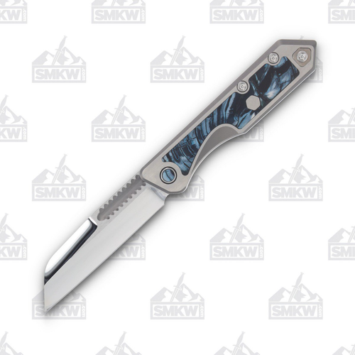 Heretic Jinn Slip Joint Folding Knife (Titanium with Mammoth Inlay)