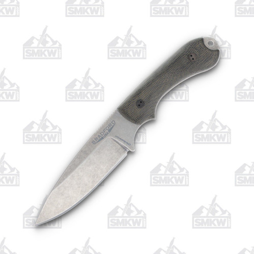 Bradford Guardian 3.2 Fixed Blade Knife (Stonewash Magnacut  OD Green Micarta)