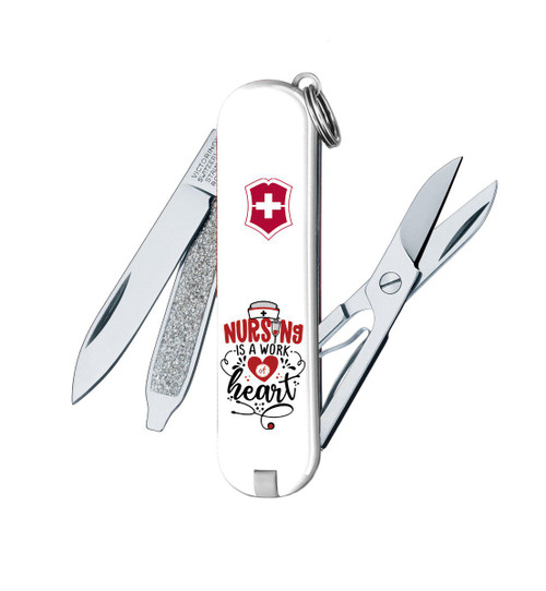 Victorinox Classic SD Swiss Army Knife Nursing Is a Work of Heart SMKW Special Design