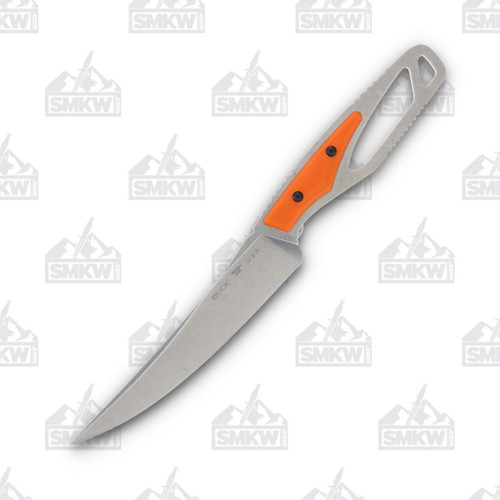 Buck Paklite 2.0 Processor Select Fixed Blade Knife (Orange GFN)