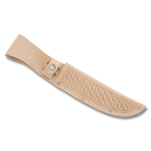 Leather Fixed Blade Belt Sheath Fits Up To 6" Blade