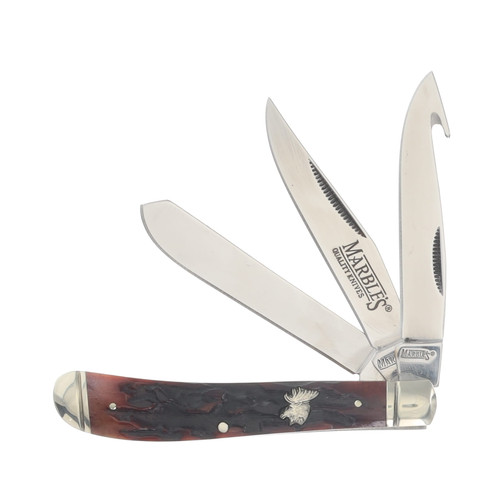 Marbles Three Blade Medium Trapper Folding Knife MR301