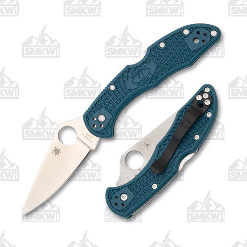 Spyderco Delica 4 Lightweight Folding Knife K390 Blue