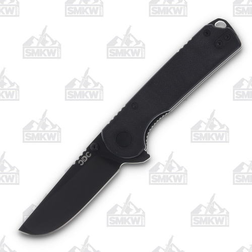 Crispy Donut Community Hanson Framelock Folding Knife (Flat Black)