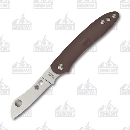 Spyderco Roadie Slip Joint Folding Knife Brown