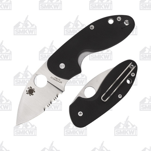 Spyderco Insistent Folding Knife Partially Serrated
