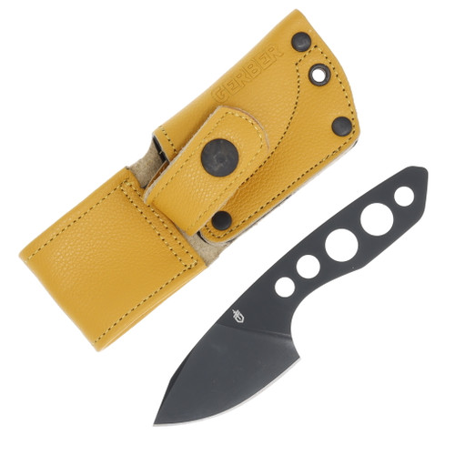 Gerber Dibs Fixed Blade Black PVD 2.5in Clip Point Knife G1903