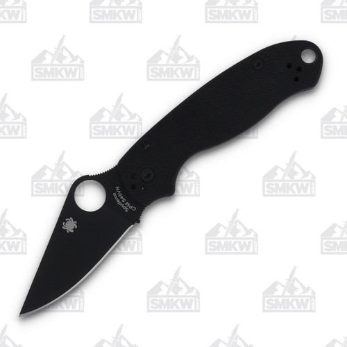 Spyderco Para 3 Folding Knife All Black G-10