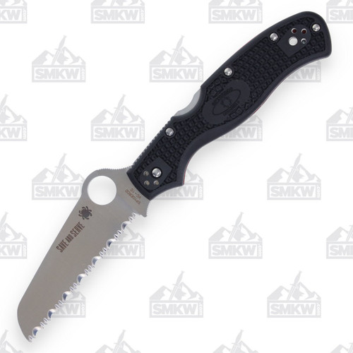 Spyderco Rescue 3 Lightweight Folding Knife Thin Red Line Serrated