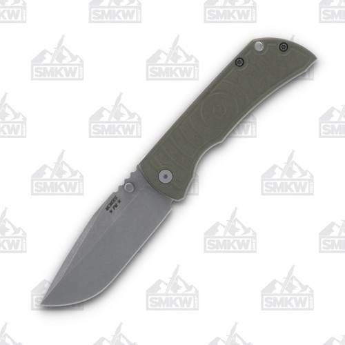 McNee's MAC2 Framelock Folding Knife (Magnacut | Stonewash Titanium)