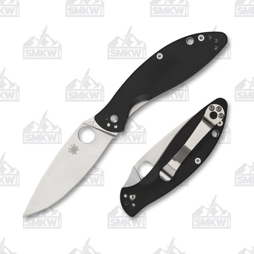 Spyderco Astute Folding Knife Black G-10