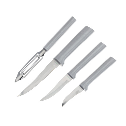 Rada Meal Kitchen Knife Prep Gift Set Aluminum RS05