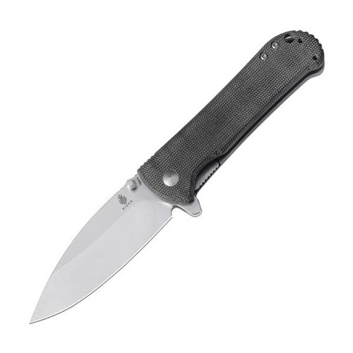 Kizer Coniferous V Linerlock Folding Knife (Stonewash 154CM  Micarta/Titanium)
