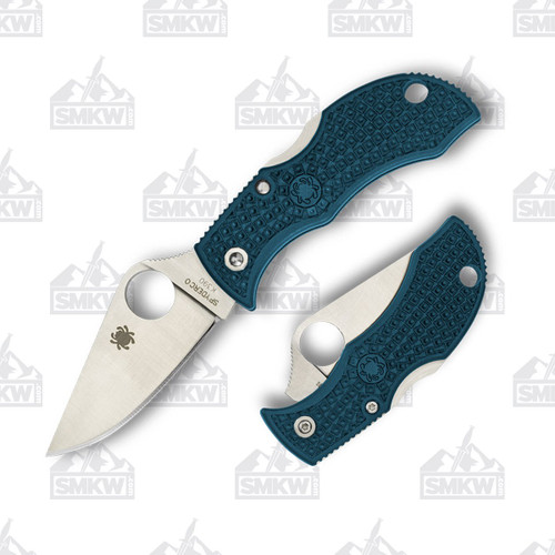 Spyderco Manbug Folding Knife K390 Teal FRN