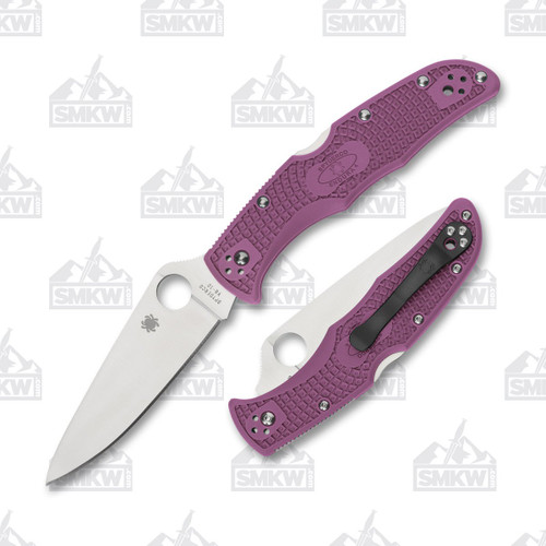 Spyderco Endura 4 Folding Knife Purple FRN