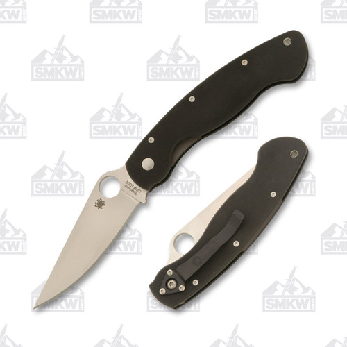 Spyderco Military Model Folding Knife Black G-10