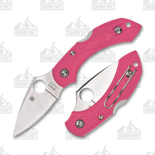 Spyderco Dragonfly 2 Lightweight Folding Knife Satin Pink FRN