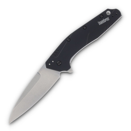 Kershaw Dividend SpeedSafe Folding Knife (Stonewash Magnacut  Black)