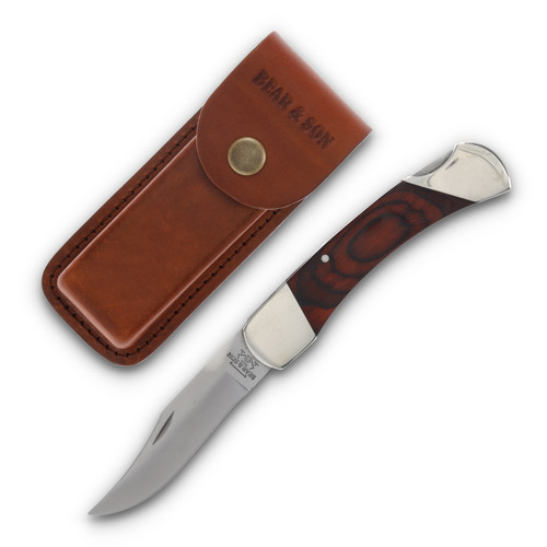 Bear & Son Rosewood Professional Lockback Pocket Knife
