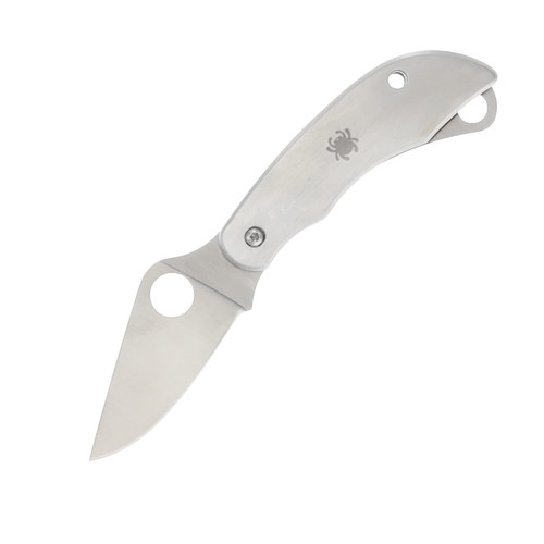 Spyderco ClipiTool Folding Knife Stainless Plain and Serrated Edge Blades SPC176