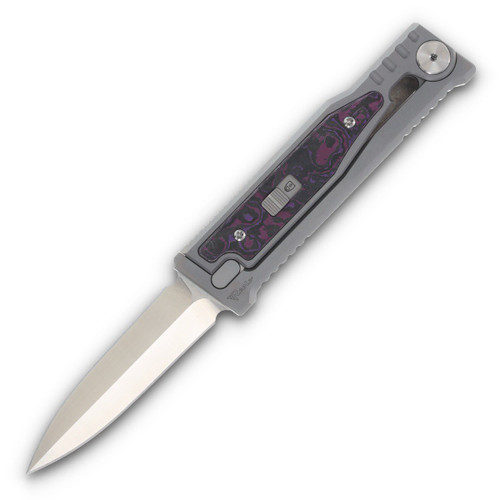 Reate Exo-M Safety Lock Gravity Knife (SMKW Exclusive Purple Haze FatCarbon)